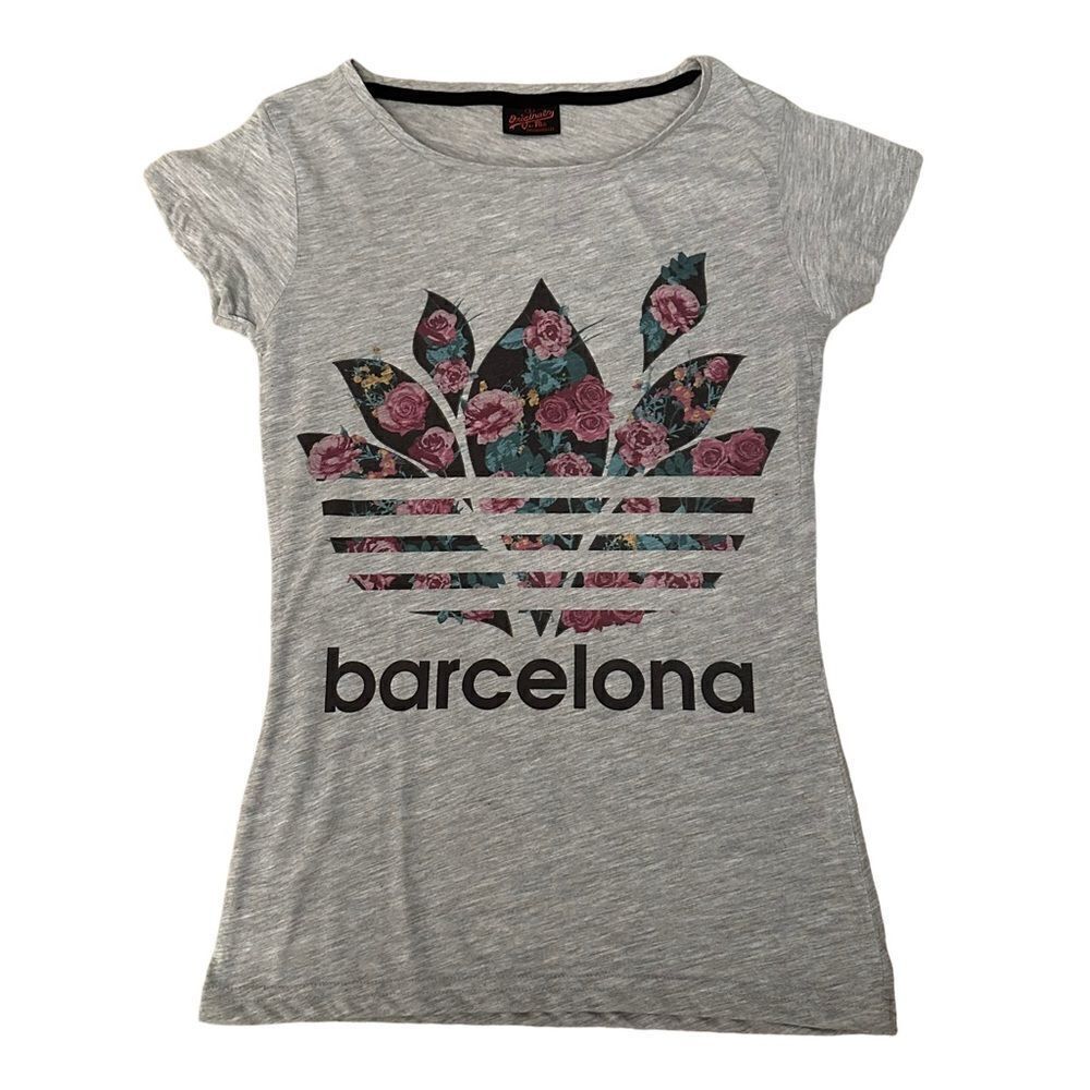 Originals ~ Grey Barcelona Short Sleeved Tee ~ size Small